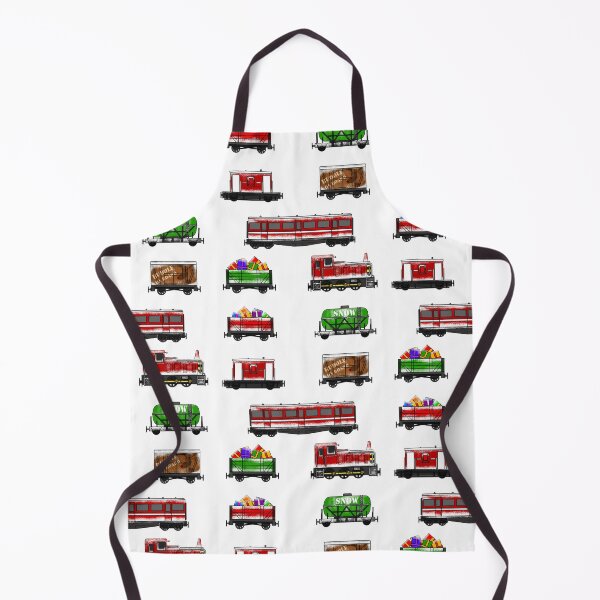 Item preview, Christmas 2021 Diesel Train Magnet Sticker Pack Pattern designed and sold by doodlerob.