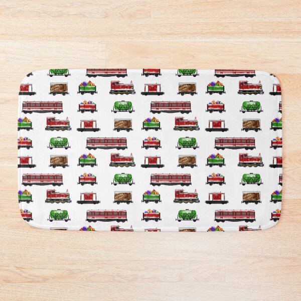 Item preview, Christmas 2021 Diesel Train Magnet Sticker Pack Pattern designed and sold by doodlerob.