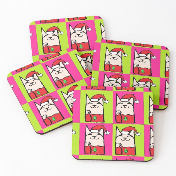 Item preview, Gato navideño del arte pop de LowEndGraphics designed and sold by LowEndGraphics.