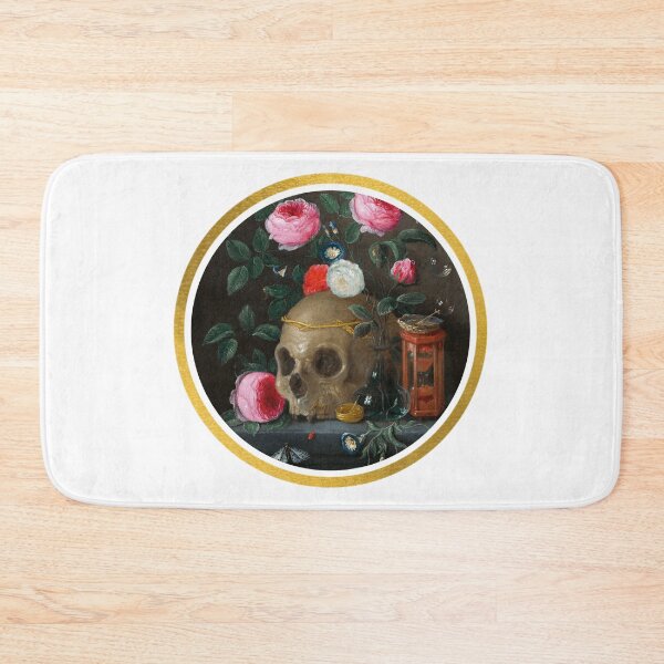 Item preview, Vanitas Still Life (ca.1665–1670) by Jan van Kessel - golden round frame designed and sold by Mechanical-Artt.