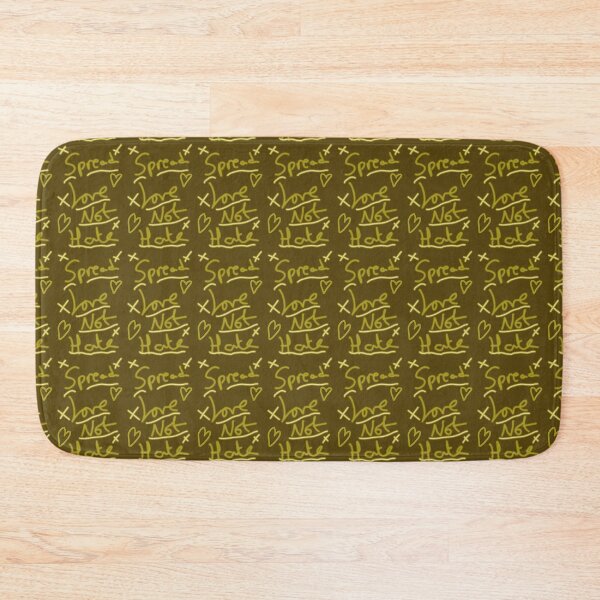 Item preview, Spread Love Not Hate (Gold) designed and sold by ScarletPanda.