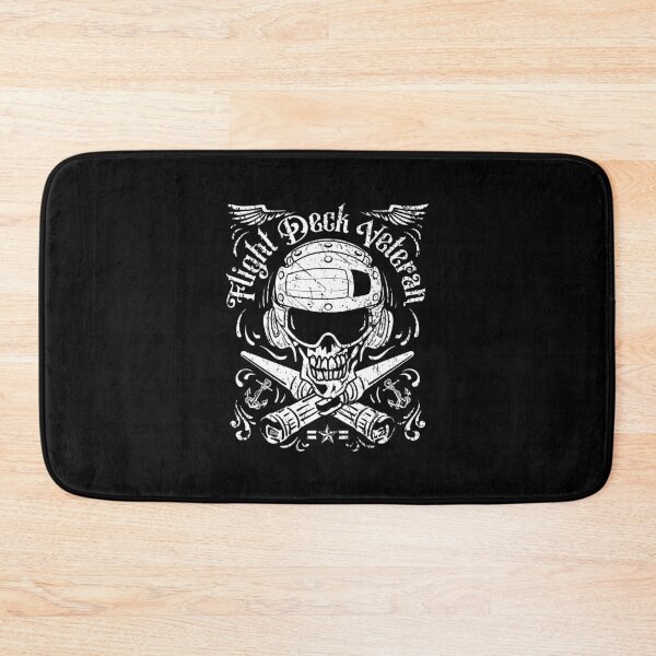Item preview, Naval Aviation Flight Deck Veteran Skull Vintage Distressed designed and sold by hobrath.