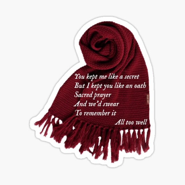all too well 10 minute version Sticker