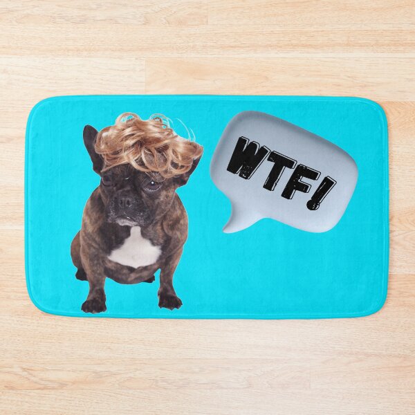 Item preview, Dogs In Wigs chihuahua WTF! Funny designed and sold by Rainbows Rock.