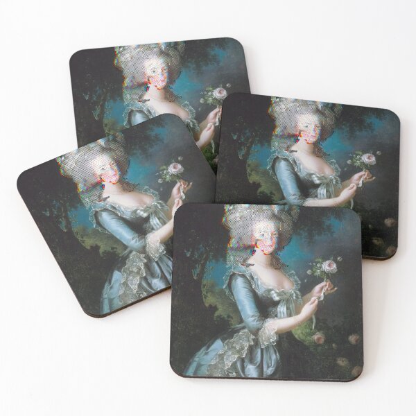 Item preview, Marie Antoinette with a Rose Frequency Glitch designed and sold by KristaZed.