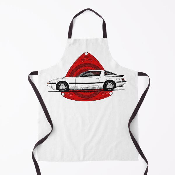 Item preview, Mi dibujo del RX-7 blanco con rotor rojo designed and sold by designjaag.