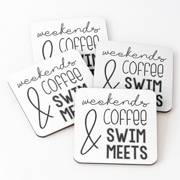 Item preview, Weekends & Coffee & Swim Meets designed and sold by Martini-Four.