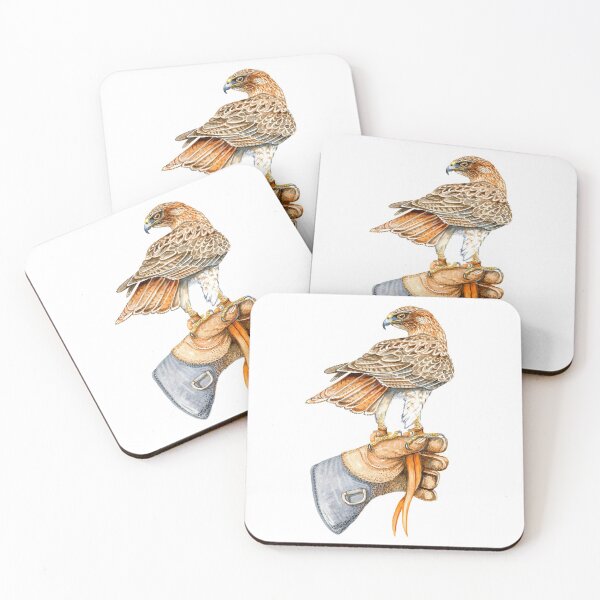 Item preview, Red Tailed hawk on glove  designed and sold by Fozzyartsales.