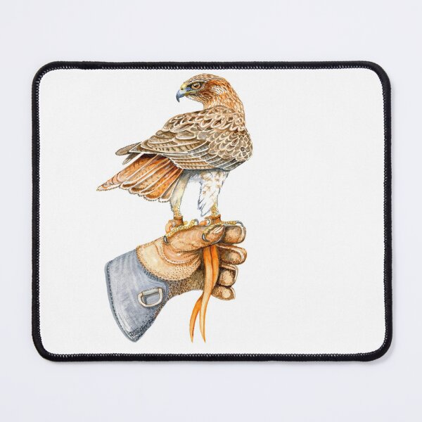 Item preview, Red Tailed hawk on glove  designed and sold by Fozzyartsales.