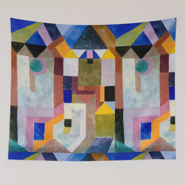 Item preview, Cubist Abstract Art - "Colourful Architecture" (1917) Paul Klee designed and sold by clairemh1.