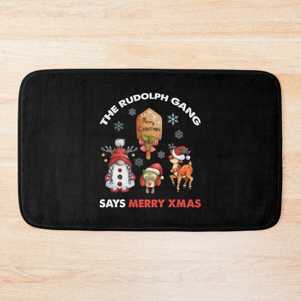 Aperçu de l'œuvre Rudolph Gang, Rudolph dit joyeux Noël créée et vendue par SportyDogShop.