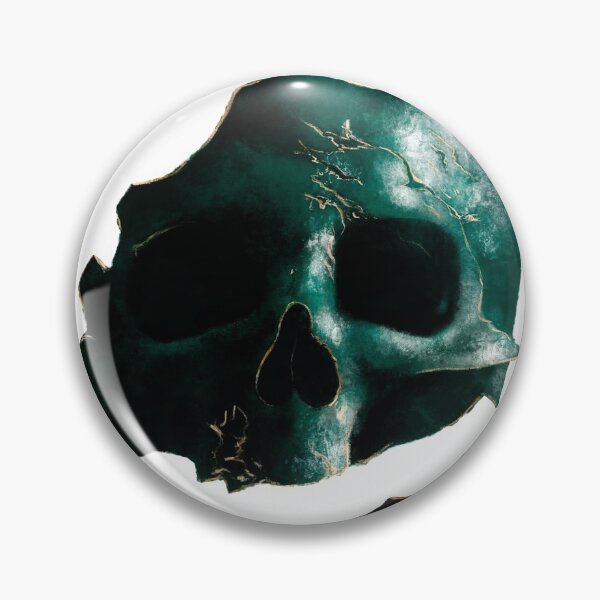 Item preview, skull, antique statue, gold.  designed and sold by DenUll.