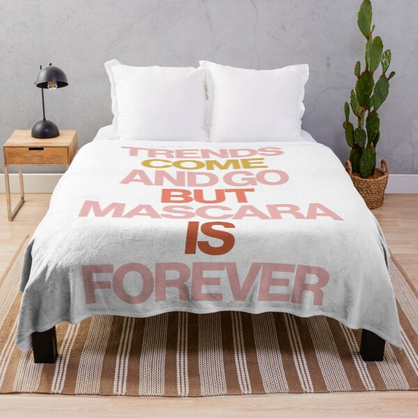 Item preview, Haute Leopard Trends Come And Go But Mascara is Forever Sassy/Funny Quote designed and sold by HauteLeopard.