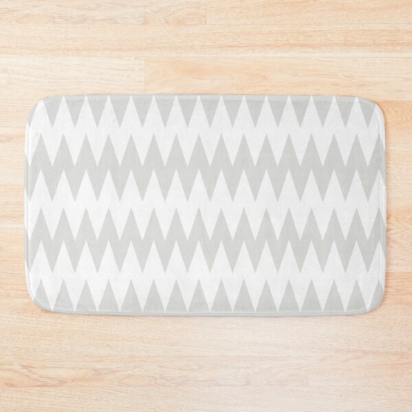 Artikelvorschau, Off White and White Zig Zag Line Stripe Pattern Pairs Dulux 2022 Popular Colour Letters Unread - Color Trends entworfen und verkauft von ColorOfTheYears.
