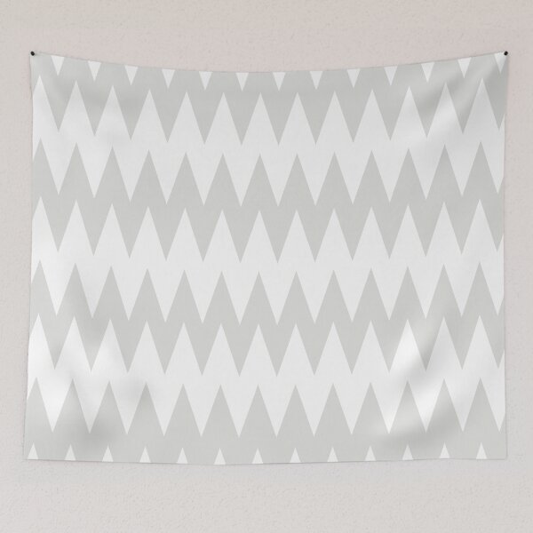 Aperçu de l'œuvre Off White and White Zig Zag Line Stripe Pattern Pairs Dulux 2022 Popular Colour Letters Unread - Color Trends créée et vendue par ColorOfTheYears.