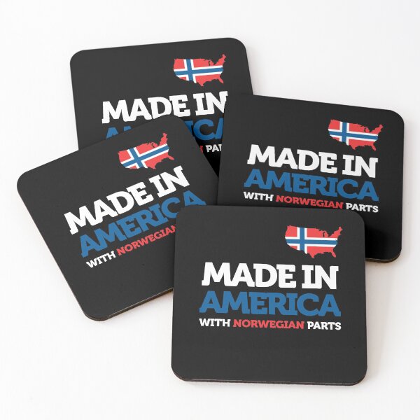 Item preview, Made In America With Norwegian Parts Norwegian Roots Norway designed and sold by smartrocket.