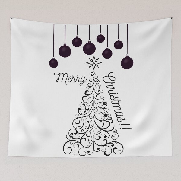 Artikelvorschau, Frohe Weihnachten-Gekritzel-Kunst-Design. entworfen und verkauft von Coolminds.