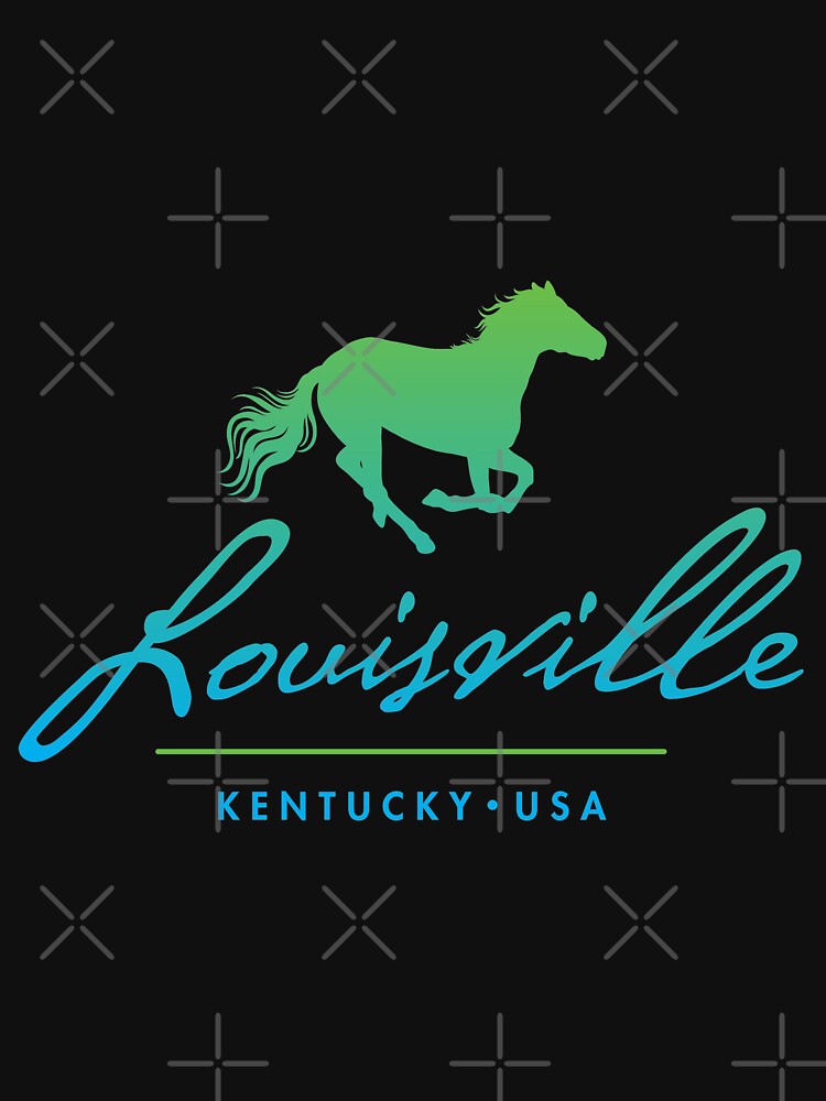 Louisville Kentucky Horse Racing Design Pullover Hoodie for Sale