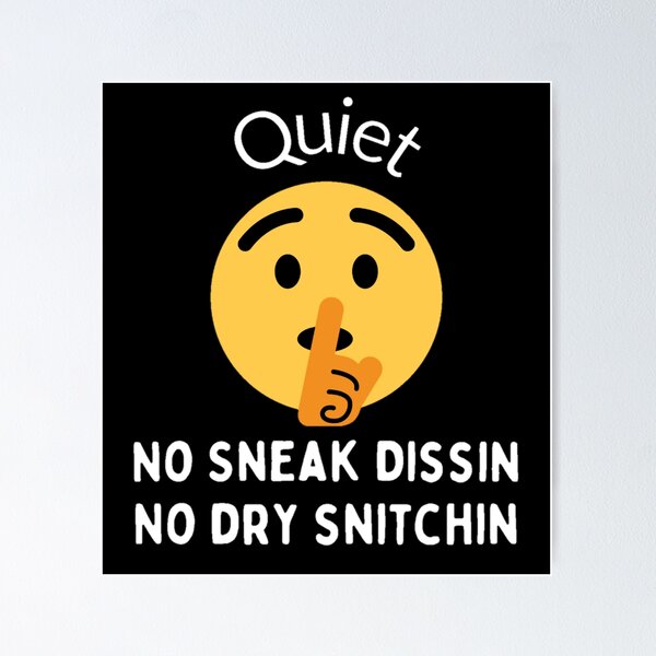 Item preview, No sneak dissing designed and sold by Flyguy Designs.