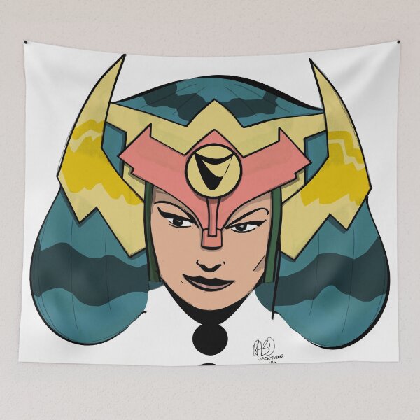 Item preview, Big Barda portrait designed and sold by RussellPayne.