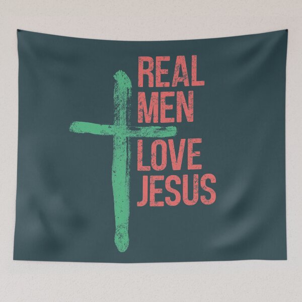 Item preview, Real men love Jesus designed and sold by IsisOsiris.
