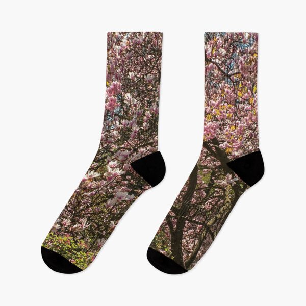 Item preview, Pink Cherry and Magnolia Blossoms designed and sold by wildvalecreate.