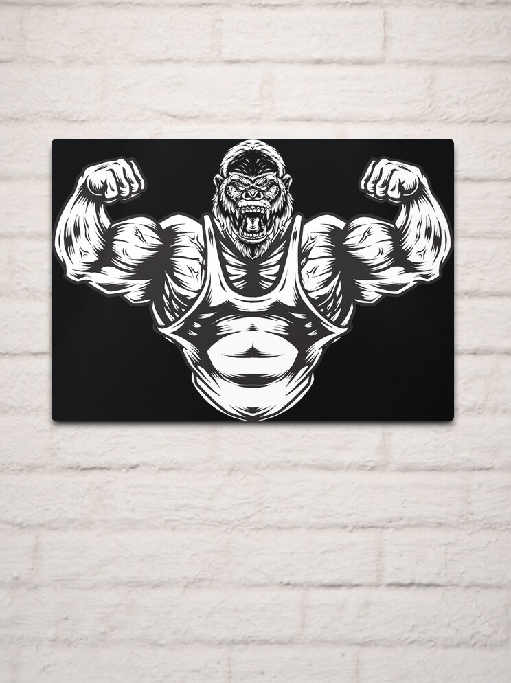 Gorilla Gym | Metal Print