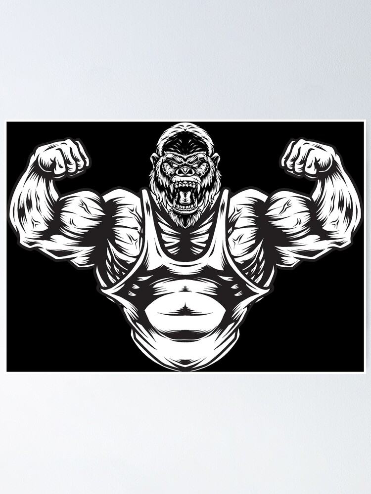 Gorilla Gym Poster for Sale by carlhuber