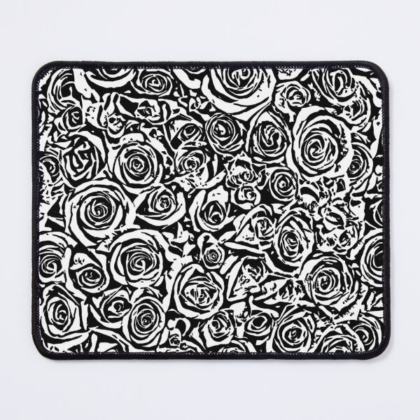 Item preview, Modern Abstract Rose Pattern, Black and White designed and sold by Marymarice.