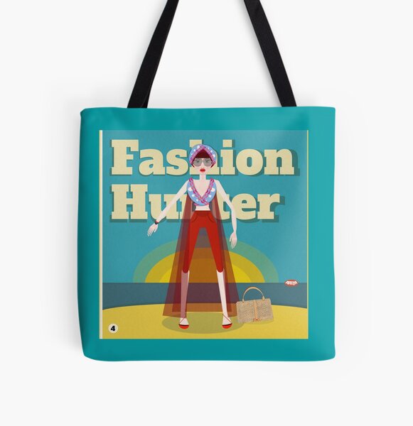 Cazador de moda (4) Bolsa estampada de tela
