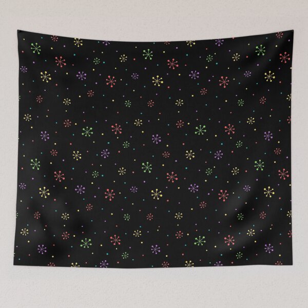 Item preview, snowflake multicolor trendy pattern designed and sold by cutecrazytshirt.