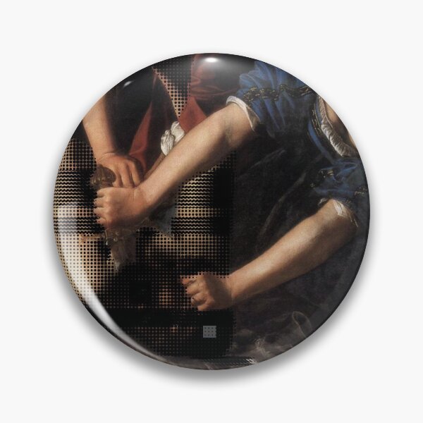 Item preview, Judith Beheading Holofernes Newsprint Glitch  designed and sold by KristaZed.
