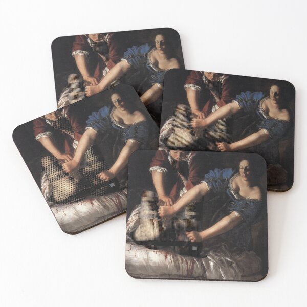 Item preview, Judith Beheading Holofernes Newsprint Glitch  designed and sold by KristaZed.