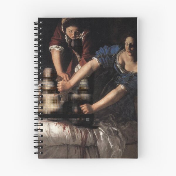 Item preview, Judith Beheading Holofernes Newsprint Glitch  designed and sold by KristaZed.