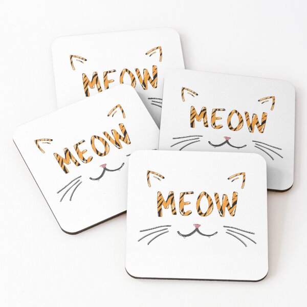 Item preview, Meow Tiger pattern Design designed and sold by AnnastasiiaD.