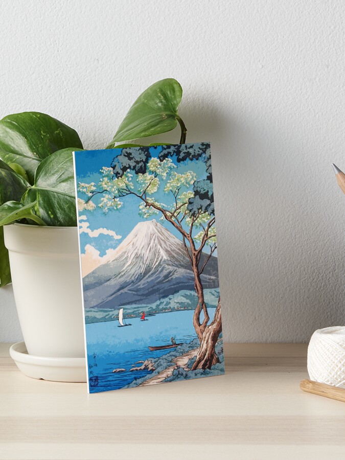 Mount Fuji hot From Yamanaka Poster Painting canvas