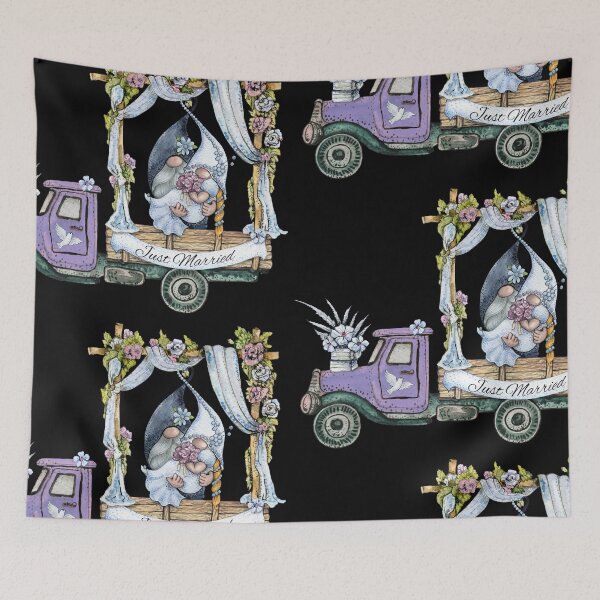 Item preview, just married gnome designed and sold by amy greaves.
