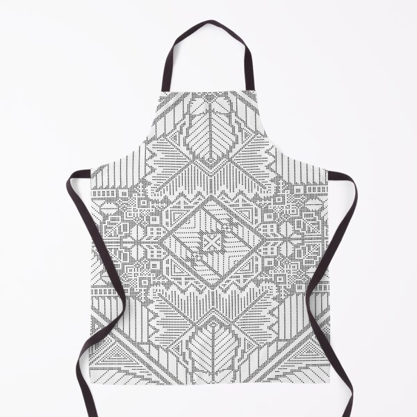 Item preview, Inverted Black and White Botanical Dots designed and sold by Carolina Diaz.