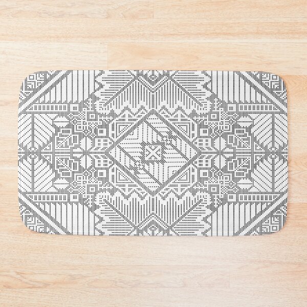 Item preview, Inverted Black and White Botanical Dots designed and sold by Carolina Diaz.