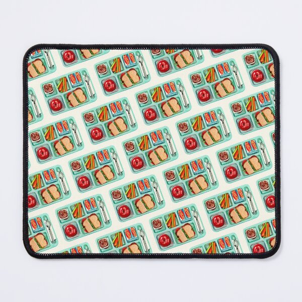Item preview, School Lunch Pattern - White designed and sold by Kelly  Gilleran.