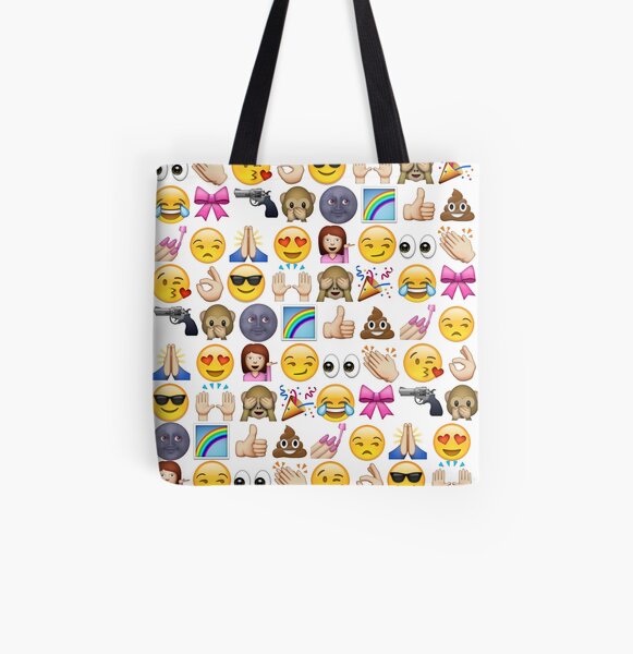 Emoji Tote Bags Redbubble