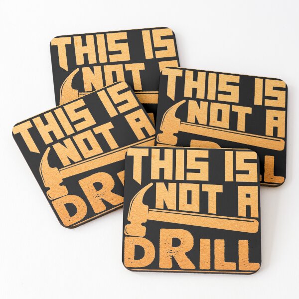 Item preview, This is Not a Drill (Vintage) designed and sold by DesignoresLTD.