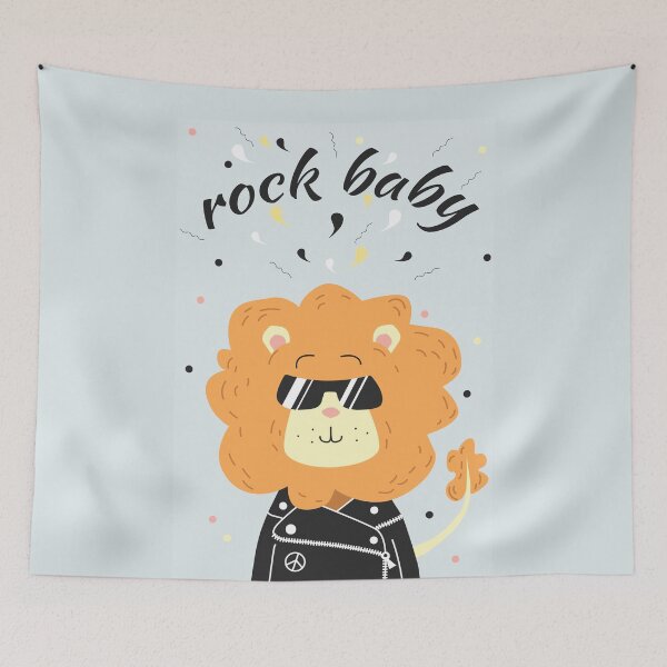 Item preview, Rock baby lion designed and sold by Faqegor.