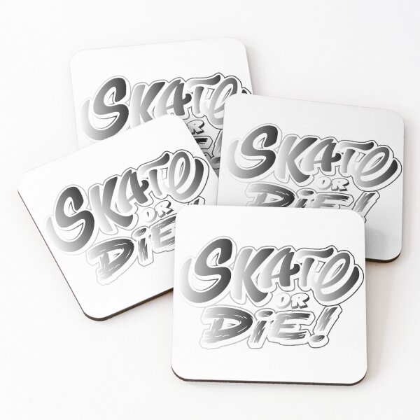 Item preview, Skate or die quote lettering stickers and masks designed and sold by ougraz24.