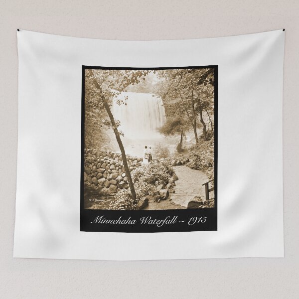 Item preview, Minnehaha Waterfall, 1915 designed and sold by AMacGPhilly.