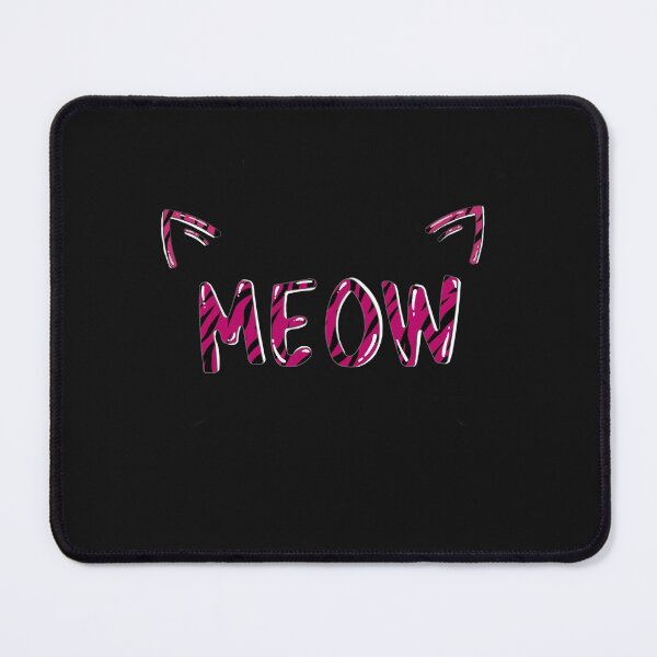 Item preview, Meow Tiger Dark Pink pattern Design designed and sold by AnnastasiiaD.