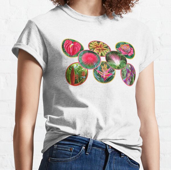 Tropical Flowers Classic T-Shirt
