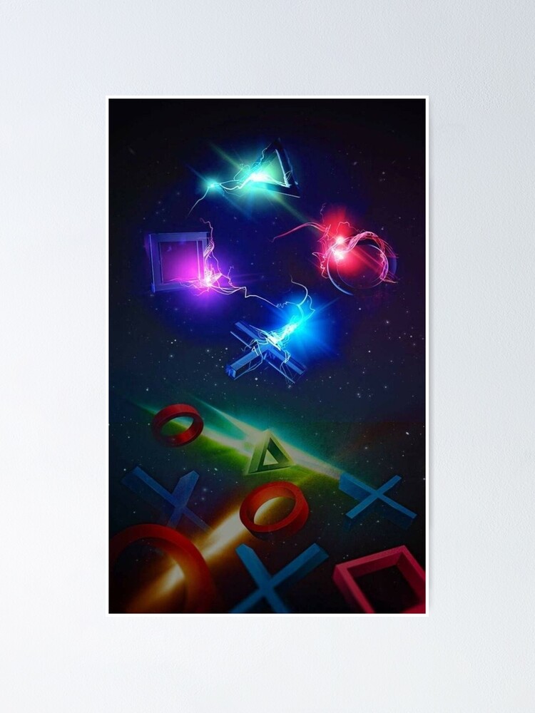 "PS controls" Poster for Sale by Remas10 Redbubble