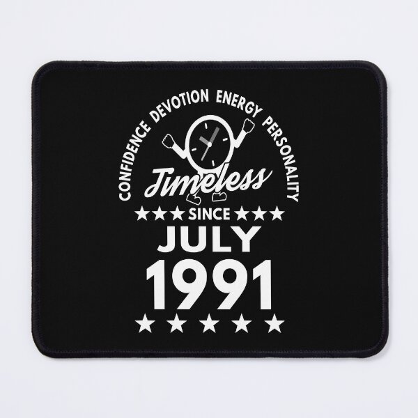 Item preview, July Birthday Timeless Person -1991 - White Text designed and sold by MoonsmileProd.