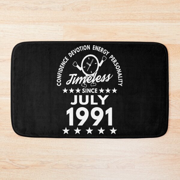 Item preview, July Birthday Timeless Person -1991 - White Text designed and sold by MoonsmileProd.